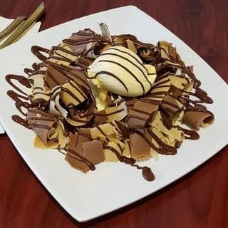 Brownie Ice Cream Shawarma