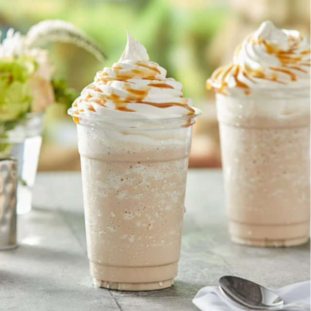 Caramel Frappe.
